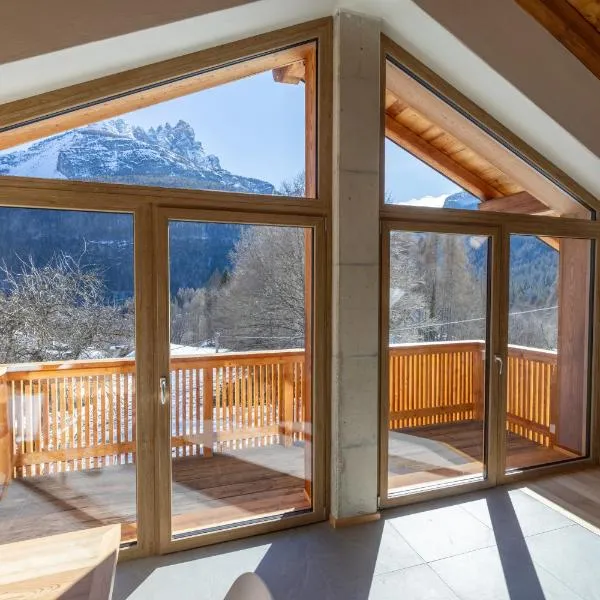 Al Pomer Dolomites Lodges Val di Zoldo, hotell i Forno di Zoldo