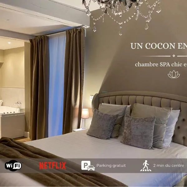 UN COCON EN VILLE - chambre SPA chic et élégante, Hotel in Pacy-sur-Eure