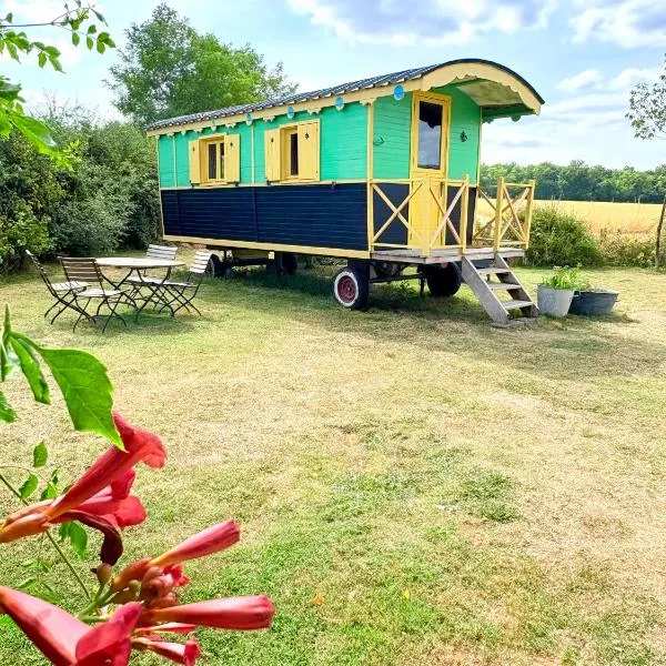 La roulotte MAGIC ! des Grillots – hotel w mieście Beaulon