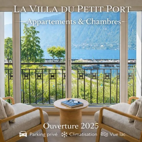 LA VILLA DU PETIT PORT - Appartements & chambres, hotel u gradu Eks-le-Ben