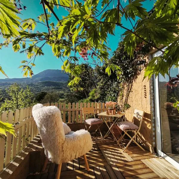 Ajdovščina में, होटल Herbal room with a terrace on a distillation farm