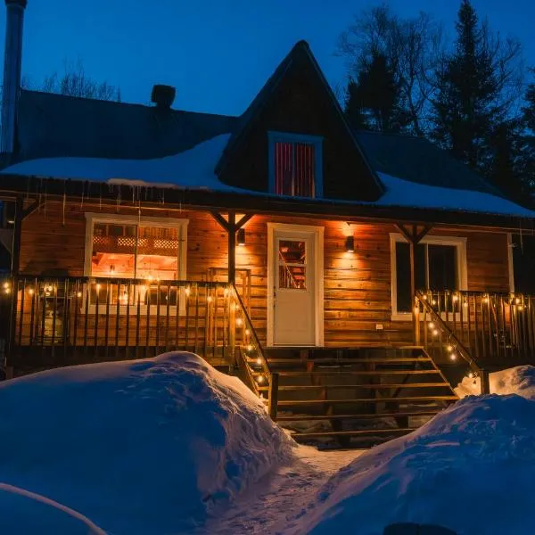Saint-Alexis-des-Monts में, होटल Repère de la Rivière -Bord de l'eau- Activités nautiques - Motoneige