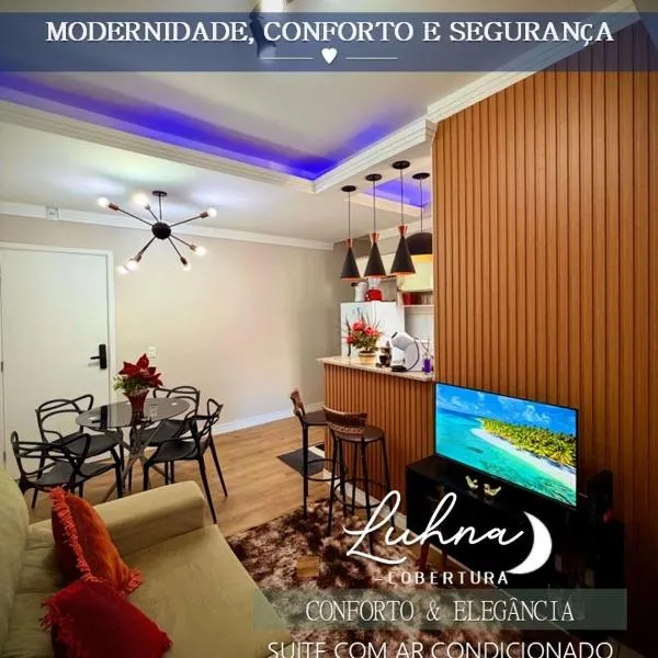 Cobertura LUHNA - 3 Quartos-Suite com Ar Condicionado-Vista Cidade-6 Pessoas, viešbutis mieste Saltas