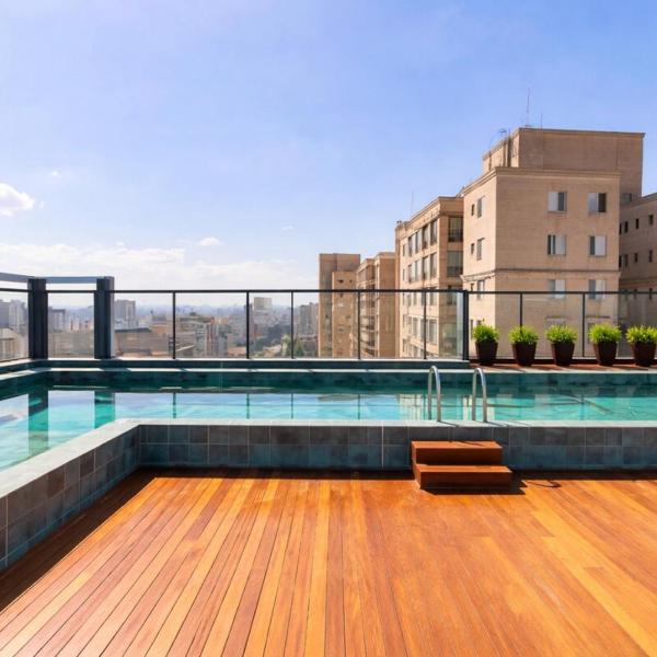 Estúdio moderno no Brooklin Piscina na cobertura - Foto 4