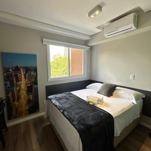 Studio elegante e completo próximo ao Allianz Parque