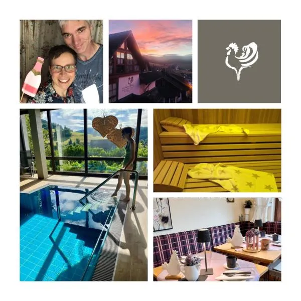 B&B Apart Hotel Goldener Hahn - Pool & Sauna, Frühstück, Hotel in Baiersbronn