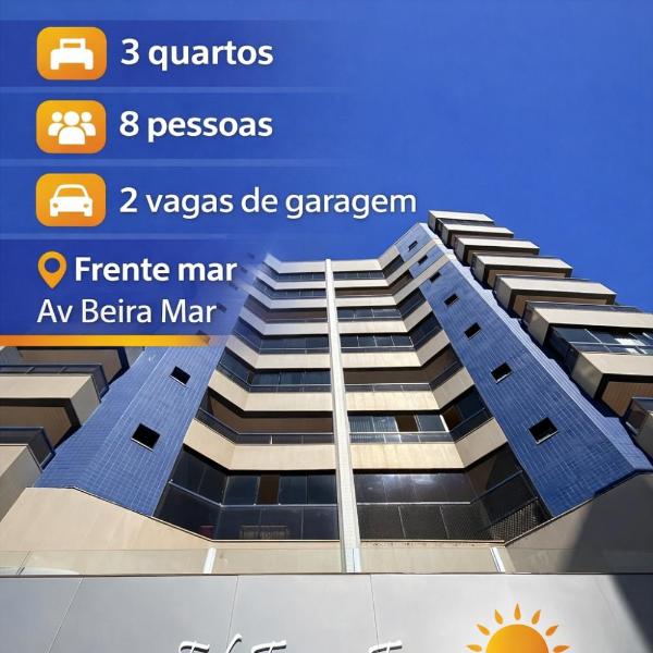 Frente Mar - 501 fran tower · 3 quartos, 2 vagas praia do morro