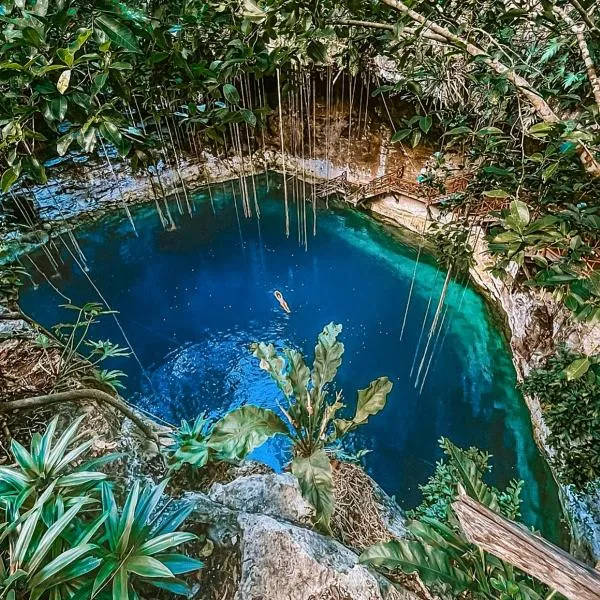 Hotel Boutique Cenote Secreto Maya, hotel v destinácii Yaxché