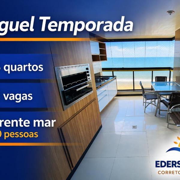 Guarapari Praia - 4 quartos, churrasqueira e 2 vagas