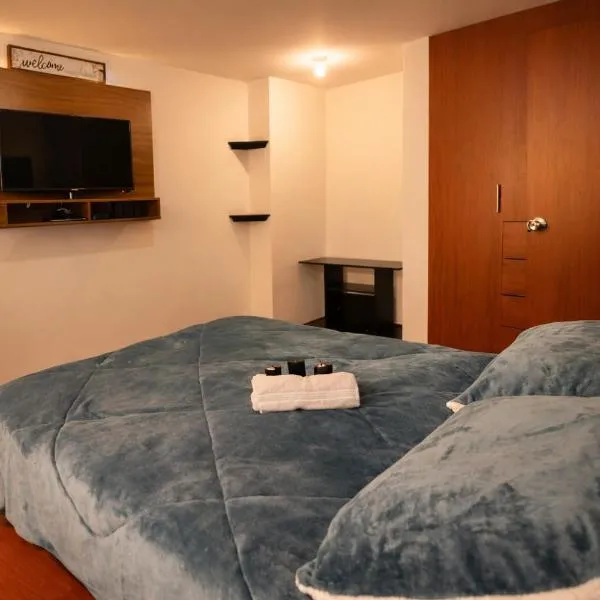 Apartaestudio céntrico y acogedor con cocina y WiFi Tunja, hotel Tunjában