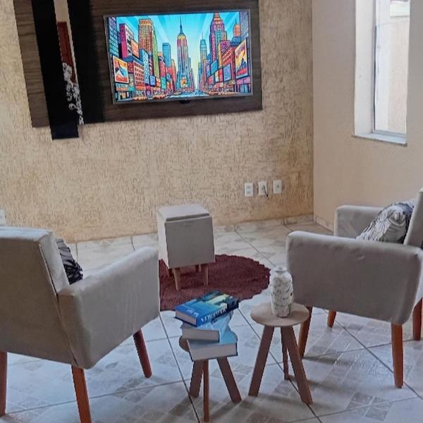 Recanto Sossego Wi-Fi 3 quartos 3 banheiros 2 chuveiros Espaço amplo churrasqueira - Foto 4