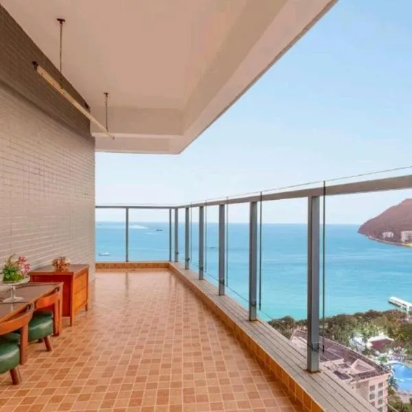 三亚大东海海屿蓝海景公寓, hotell i Sanya