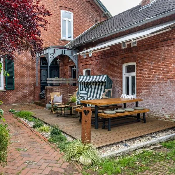 Ferienwohnung Flut am Weserstrand, hotel a Sandstedt