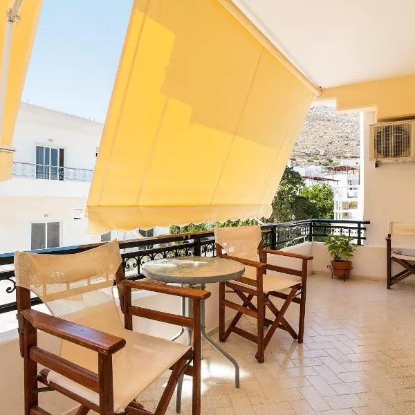 Olympus Tilos Apt Twin A3, hotel di Tílos