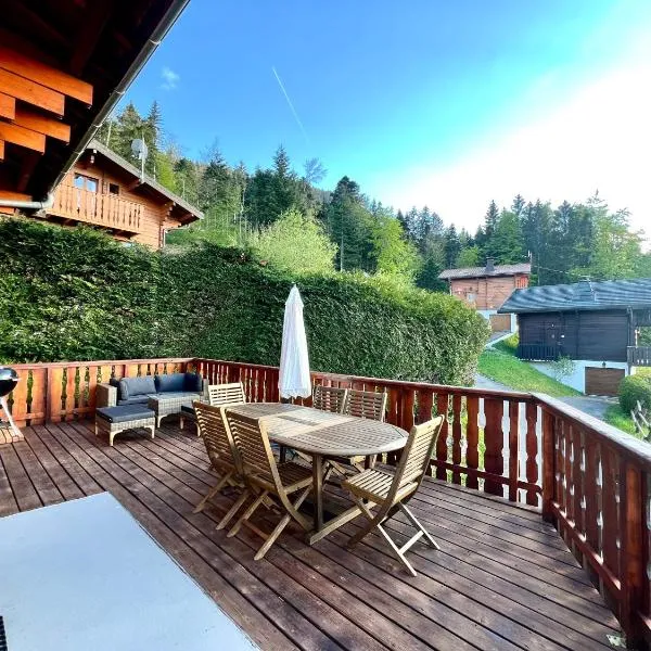 Chalet Mouflon - Vue lac imprenable, viešbutis mieste Thollon
