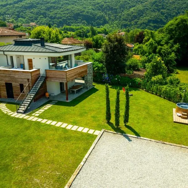 La villa del lago in giardino, viešbutis mieste Kolikas