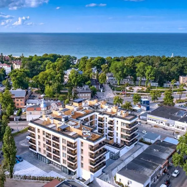 Amber Seaside Apartment - Luxury Apartment with Balcony and Parking in Gdansk, hotel v Gdaňsku