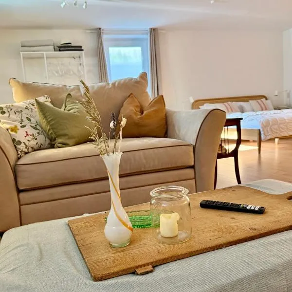 Modernes Souterrain Studio Apartment bei Hannover, hotel in Pattensen