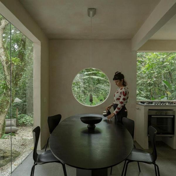 MIRA - Casa Pedra - design minimal na beira da cachoeira - Foto 4