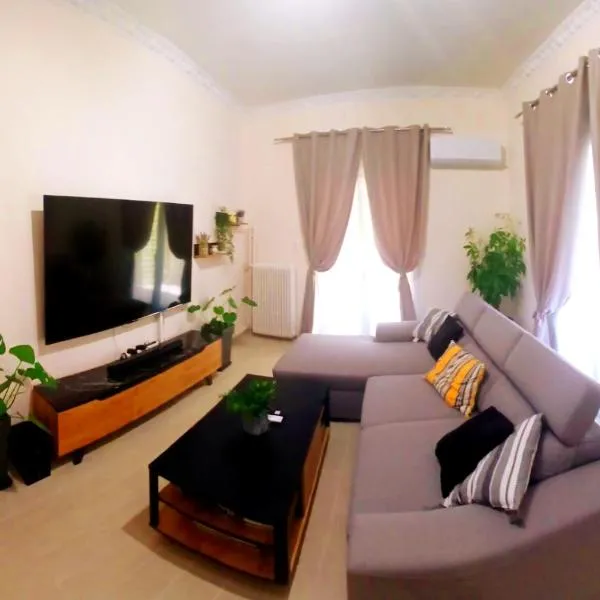 Ηome & Garden with parking close to Olympic Stadium, Hotel in Athen