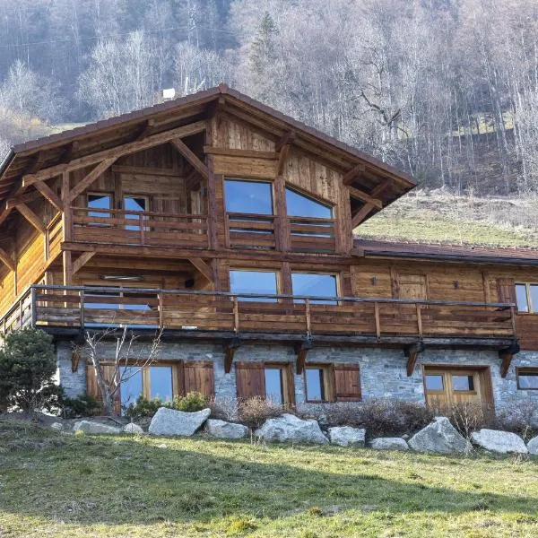 Chalet face au Mont Blanc wellnes, ξενοδοχείο σε Sallanches