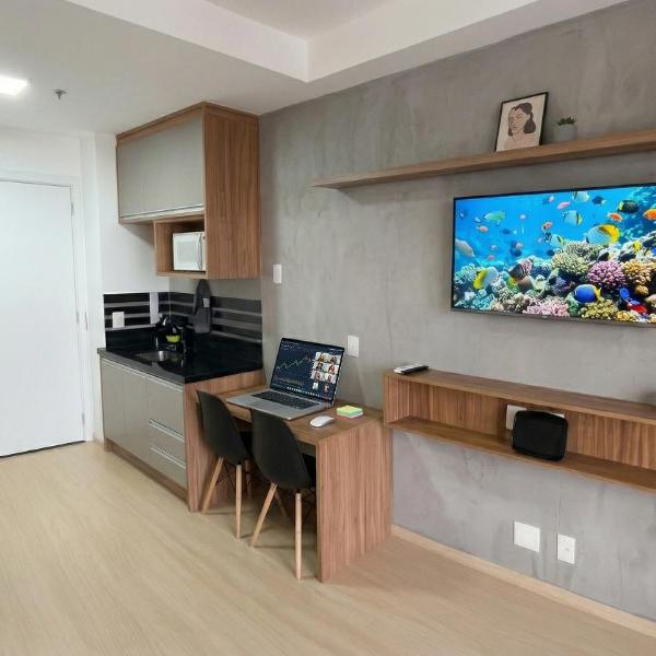 Studio Design: 600m Metrô | Ar Cond. & Wi-Fi 500mb - Foto 5
