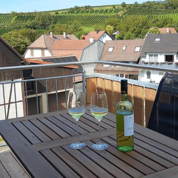 Viesnīca Ferienwohnung Weinbergblick pilsētā Augene