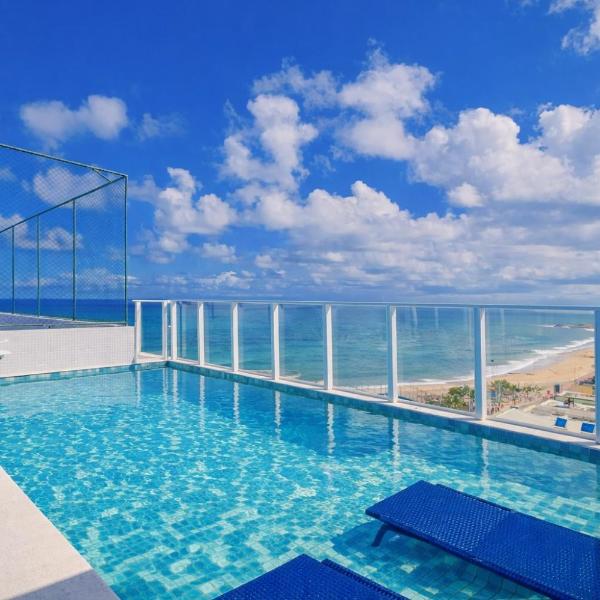 Top Amaralina, piscina, vista mar, praia, localização, conforto, ao lado da Pituba e Rio Vermelho, o melhor lugar