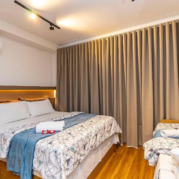 Studio p/ 4 pessoas com Garagem no Centro -IBI1308