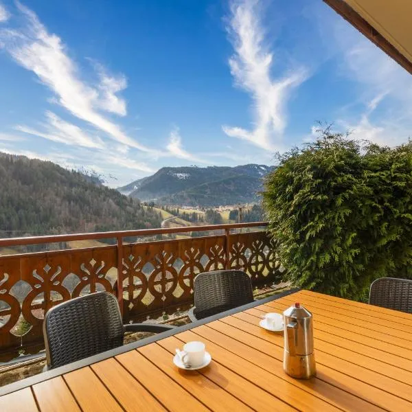 Meublé spacieux - chaîne des Aravis, hotell i Saint-Jean-de-Sixt