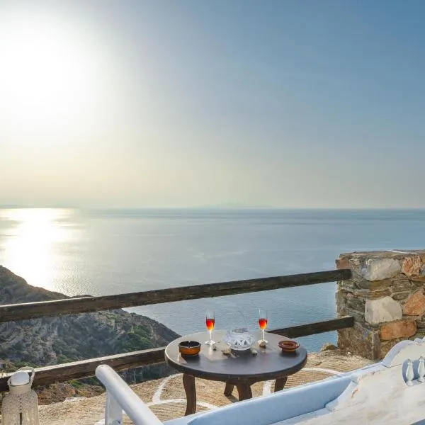 Milos - Sikinos Sunset、シキノスのホテル