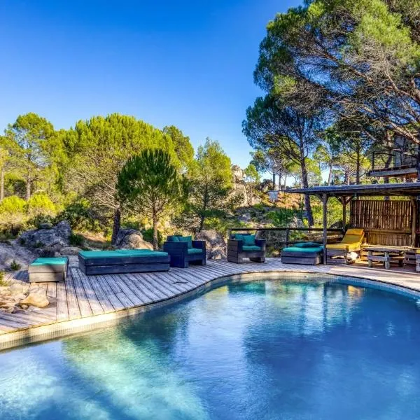 Le Sabel - Cabanon, viešbutis mieste Mourèze