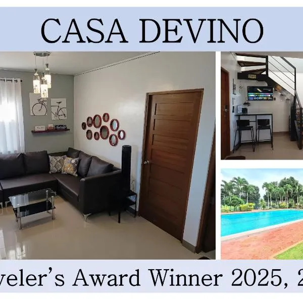 Casa Devino - Loft Retreat in Tagaytay - Pool - 2BR - Netflix -Free Parking, hôtel à Tagaytay