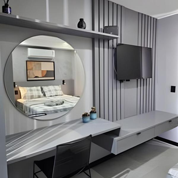 Studio lindo 500m do Nubank Park com cama Queen - Foto 5