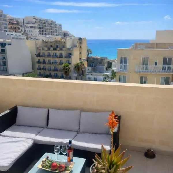 슬렌디에 위치한 호텔 Arzella Apartments Xlendi, Premium 2BR, Bus Stop & Market Opposite