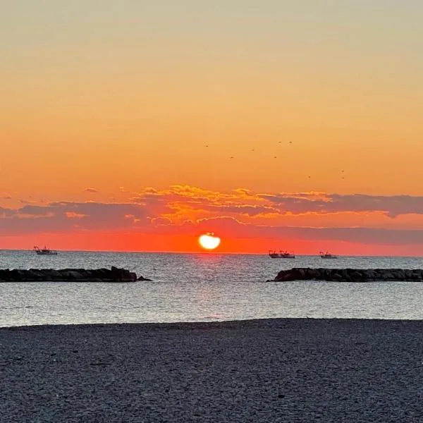 Sassonia beach, hotel Fanóban