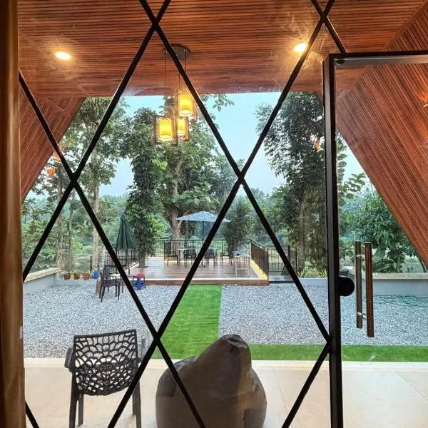 Viesnīca A-Frame Villa by Riverdale Athirappilly pilsētā Atirapali