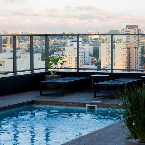 Studio Mocha com Piscina, Academia e Coworking - Foto 4