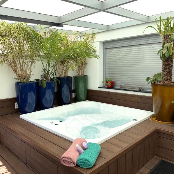 4 Refúgio Urbano Garden Jacuzzi Exclusiva 80m2 - Foto 3