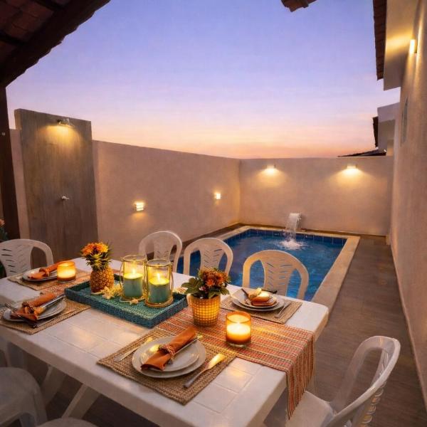 Casa Brisa de Jacumã Completa com piscina privativa, churrasqueira - 7 hóspedes - Foto 5