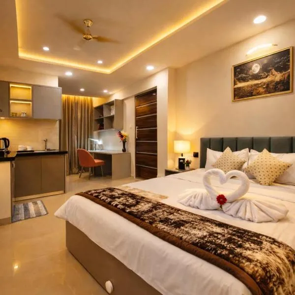 VVIP Address 12 Jagatpura Luxury Studio Apartment Jaipur, hotel in Jaipur