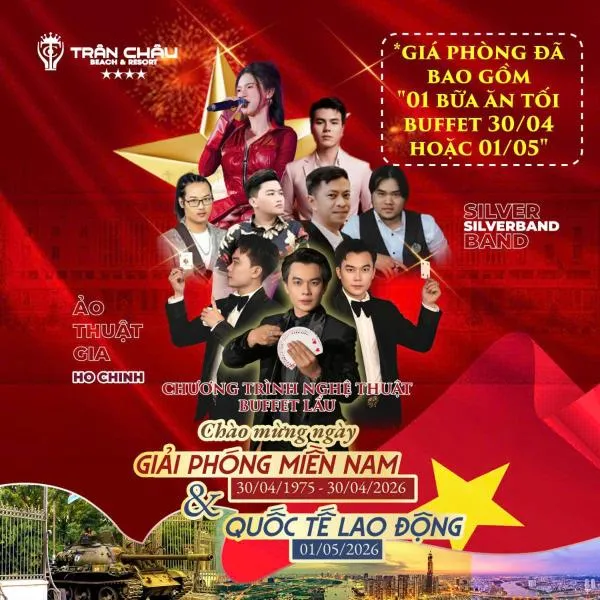 Trân Châu Beach & Resort, hotel Bà Rịában