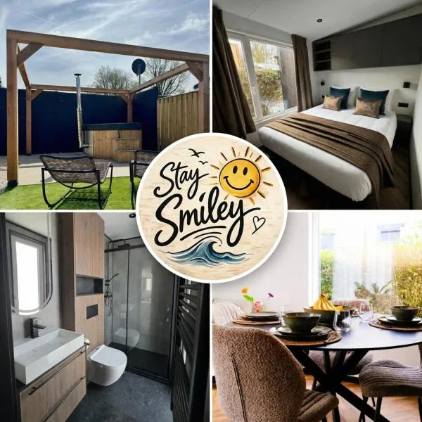 Luxury chalet Stay Smiley with hottub, hotel di heinkenszand