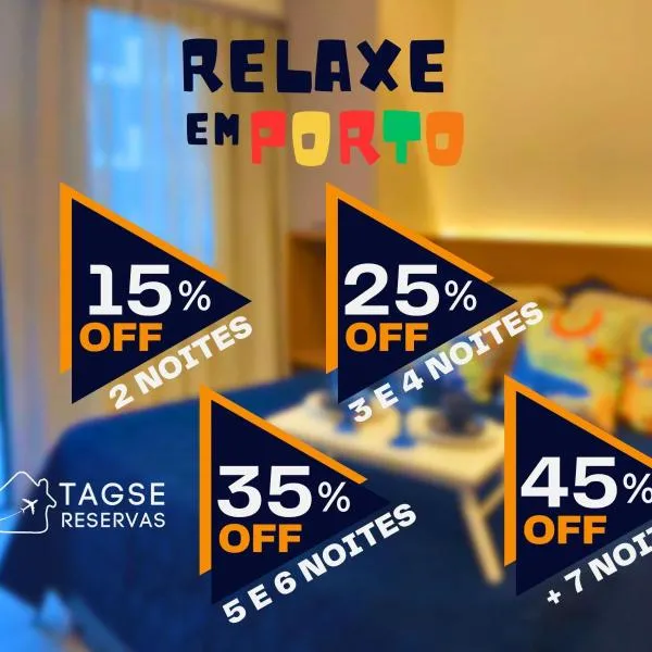 Flat em Muro Alto c/varanda,piscina e self checkin, hotell i Cupe