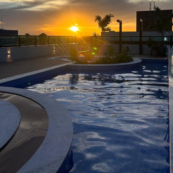 Flat com piscina privativa em Porto de Galinhas