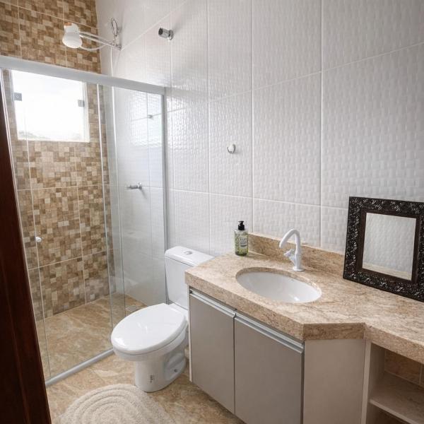 Sobrado completo, Cibratel 2, piscina, churrasqueira, até 8 pessoas! - Foto 5