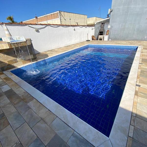 Sobrado completo, Cibratel 2, piscina, churrasqueira, até 8 pessoas! - Foto 3