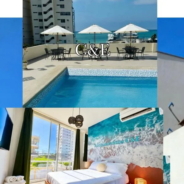 C&E ALOJAMIENTOS APARTAMENTOS , A una calle de la Playa Y Malecón，薩利納斯的飯店