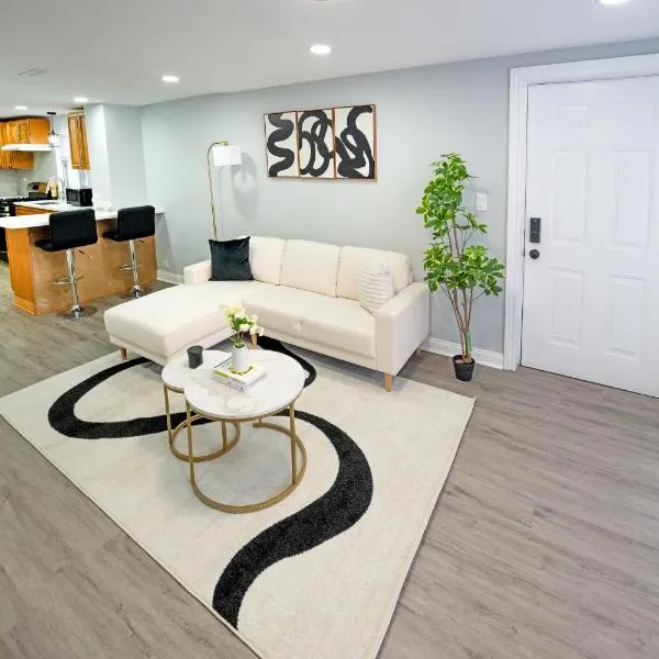 Modern 2BR Gem Free Parking-10 min Midway Airport-15 min Dtwn, hotel em Cicero