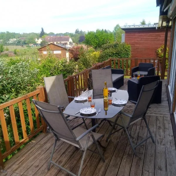 Gîte en Sologne proche Lamotte-Beuvron 5 ou 6 pers avec terrasse, hotel i Nouan-le-Fuzelier